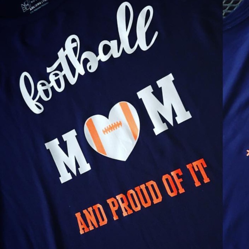 Foot ball mom T-shirt